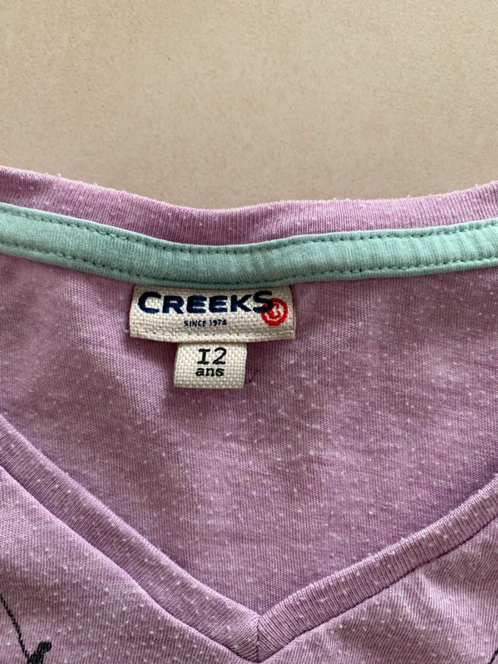 Teeshirt creeks 12 ans - photo numéro 3