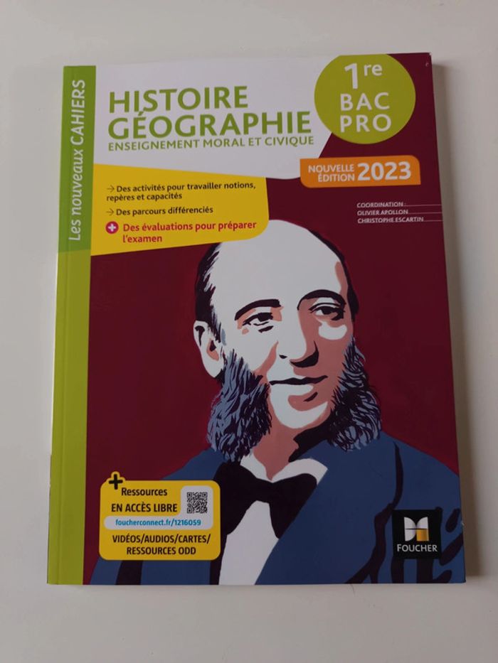 Cahier activité histoire géo EMC 1er bac pro