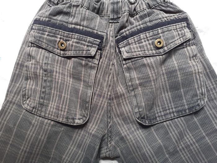 Short à carreaux gris - photo numéro 5