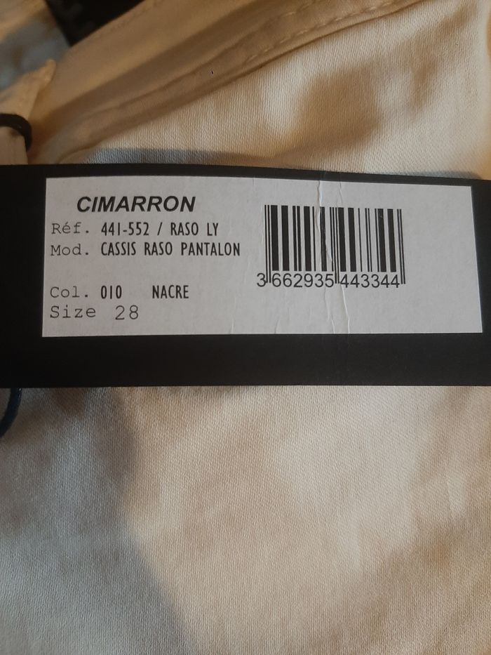 Jeans écru Cimarron taille 38 - photo numéro 6