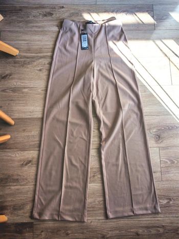 Pantalon jambe large vero moda beige 38 M32