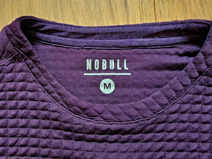 Pull Nobull matelassé violet taille M femme - photo numéro 4