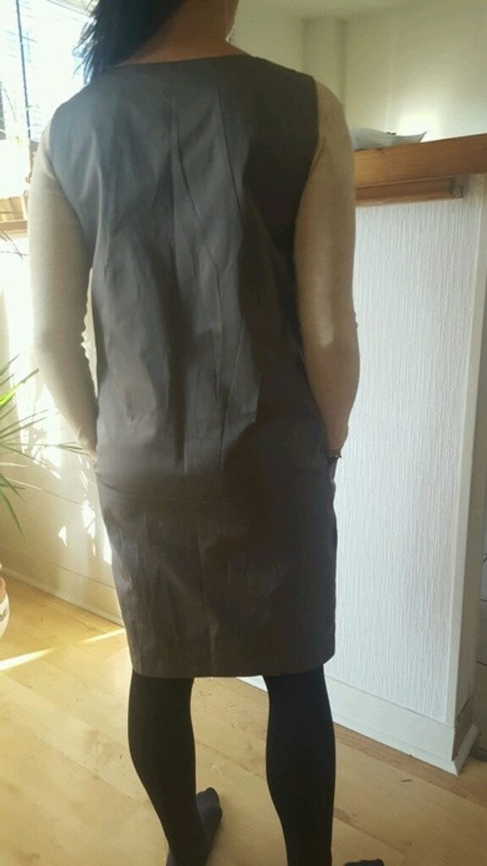 Robe zara woman effet satinée - photo numéro 2