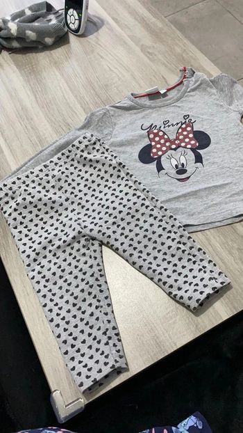 Ensemble legging et t-shirt manches longues 12 mois