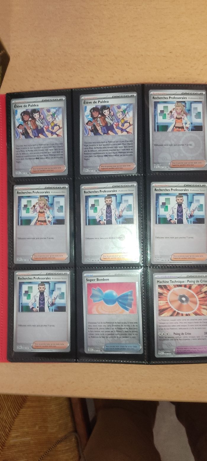 Carte Pokémon reverse FR destiné de paldea - photo numéro 4