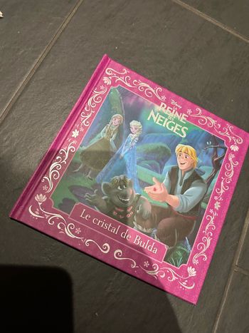 Livre reine des neiges le cristal