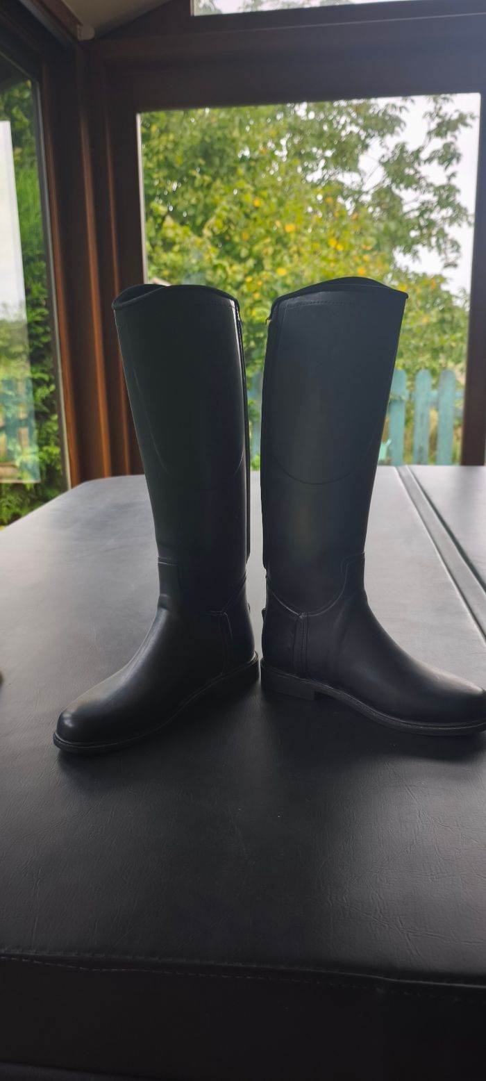 Bottes 33 d'équitation Fouganza Decathlon taille 33 - photo numéro 2