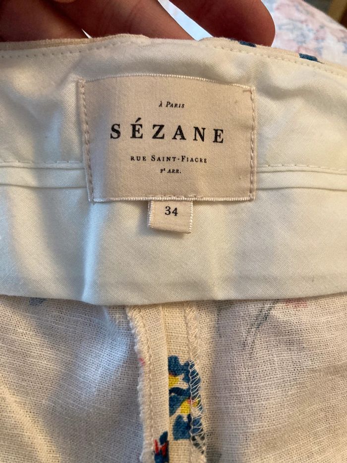 Pantalon Gustavo Sézane fleuri 💐 - photo numéro 7