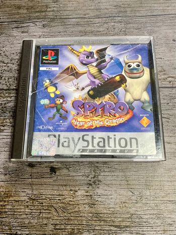 Spyro Year Of the Dragon Jeu PS1 sans jaquette avant Version platinum PAL