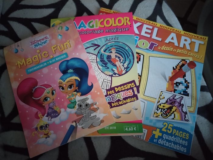 Lot Magicolor, Pixel Art et Magic Fun