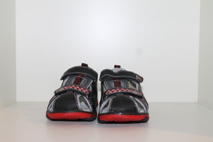 superbe sandales nus pieds noire et rouge 30 - photo numéro 2