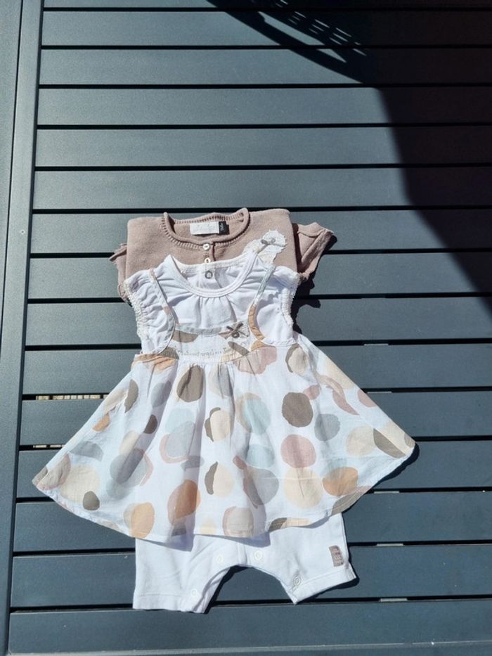 Ensemble robe combinaison +gilet