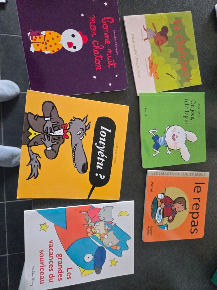 Lot de livres souples