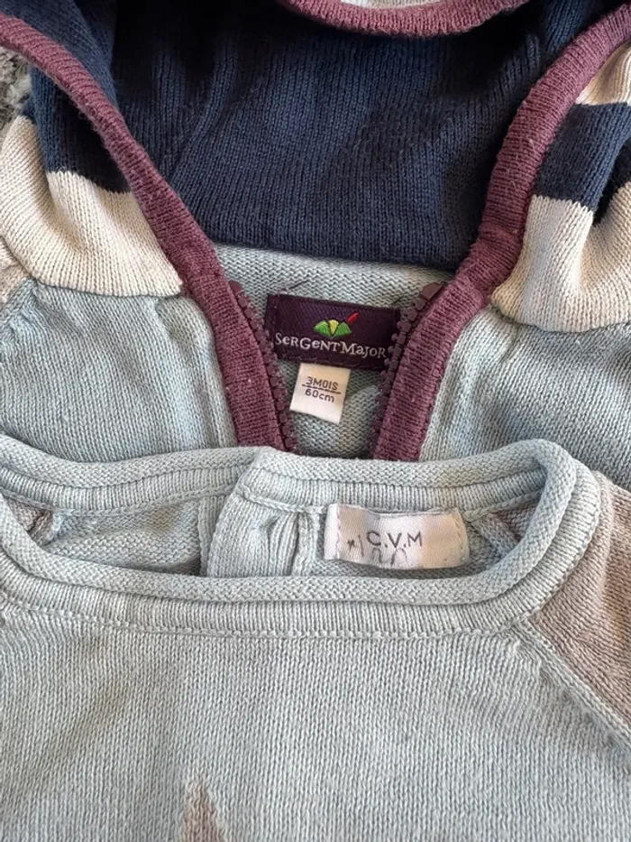 Lot de 2 pulls 3 mois - photo numéro 3