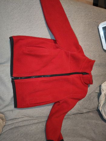 Polaire rouge Orchestra 2 ans