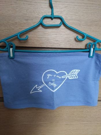 Bandeau de grossesse bleu