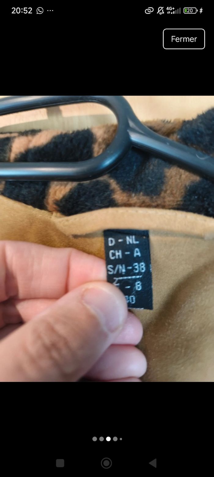 Magnifique manteau léopard vintage - photo numéro 3