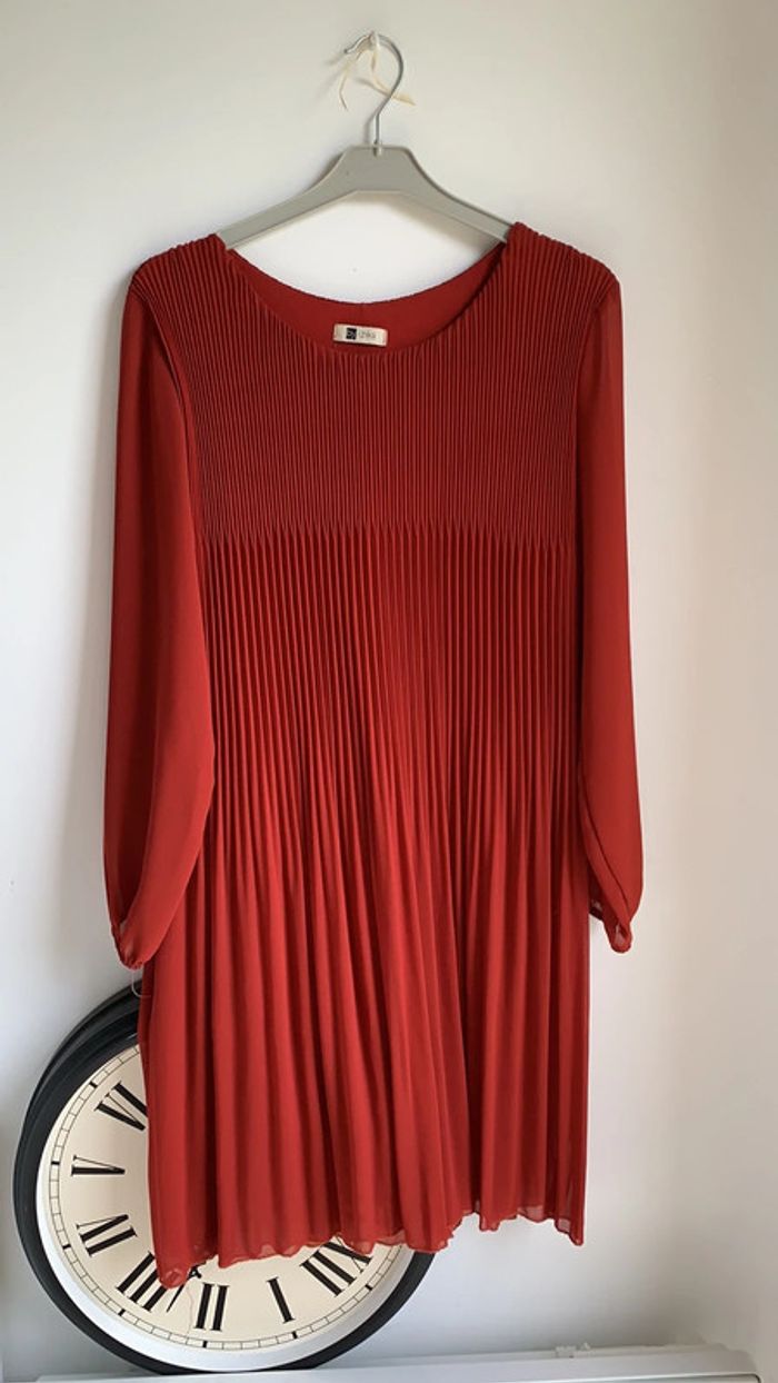 Robe mini By Izéa (corail), Taille unique