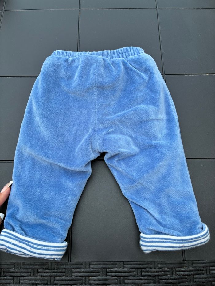 Pyjama bébé garçon 3 mois velour - photo numéro 5