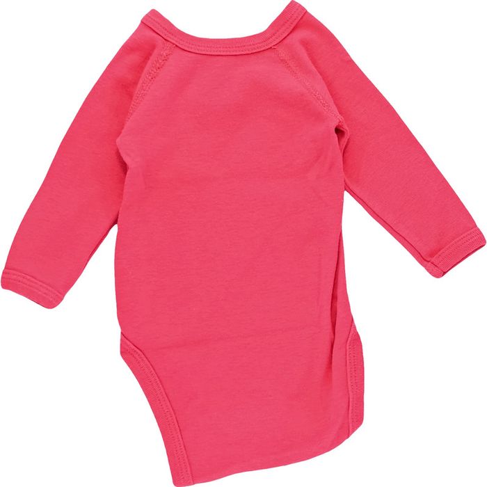 Body croisé à manches longues 1 mois en coton Petit Bateau - photo numéro 2