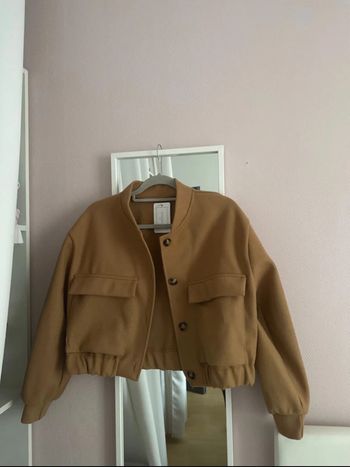 Veste courte marron - Neuve Jessy&Co