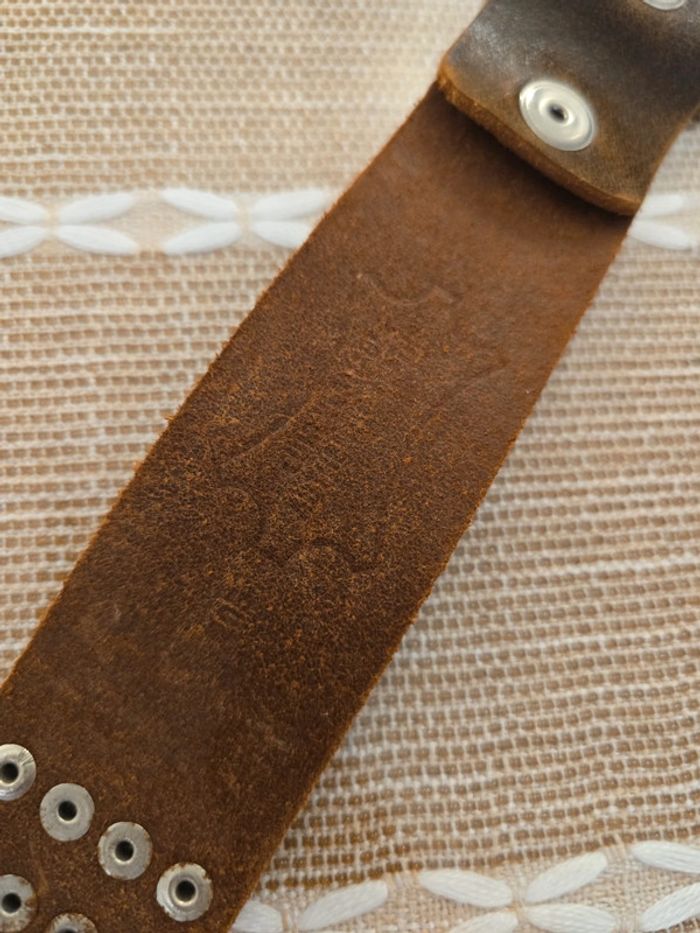 Ceinture cuir marron Le Temps des Cerises 🍒 - photo numéro 6