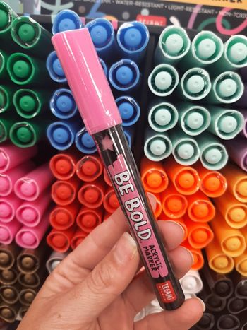 Marqueur acrylique rose Legami