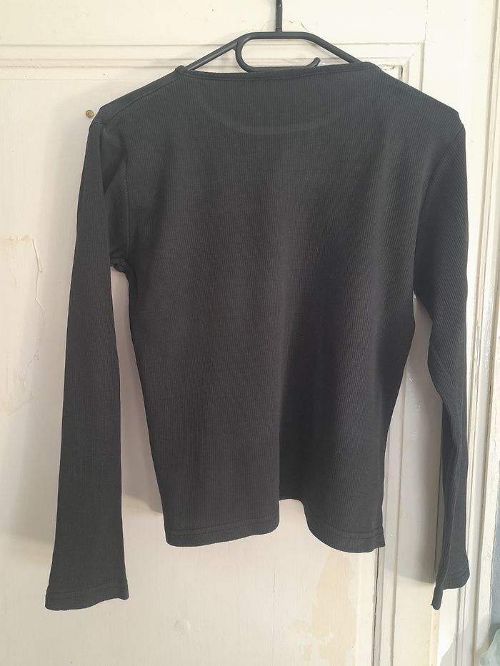 T-shirt à manches longues bleu marine, marque N-way, taille 42/44 - photo numéro 3