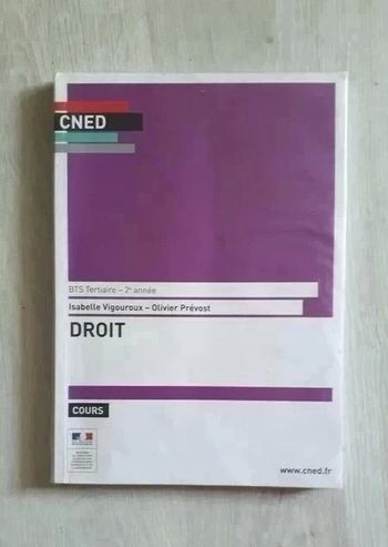 Cours Cned "Droit", BTS Tertiaires 2e année