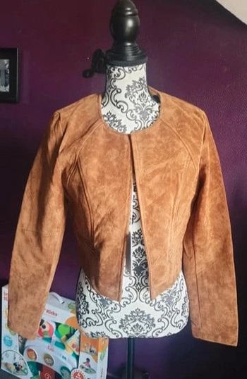 Veste simili marron
