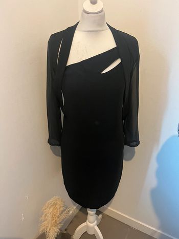 Robe noire déstructurée the Kooples XS comme neuve
