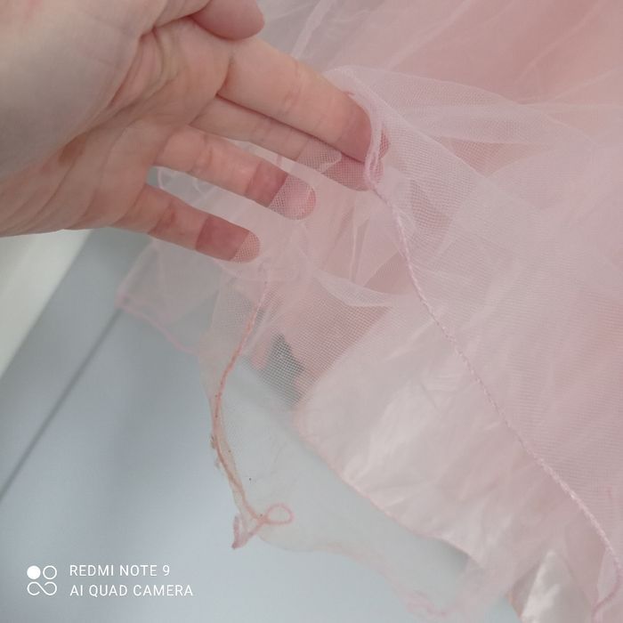 Robe rose abricot 10ans - photo numéro 6