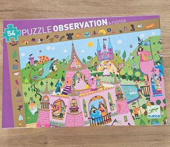 Puzzle Djeco Princesses et chateau