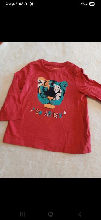T.shirt bébé taille 6 mois
