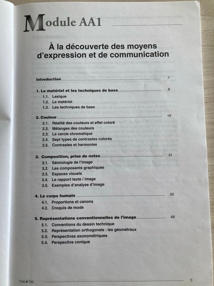 Fascicule CNED – Arts appliqués - Moyens d'expression et communication - photo numéro 2