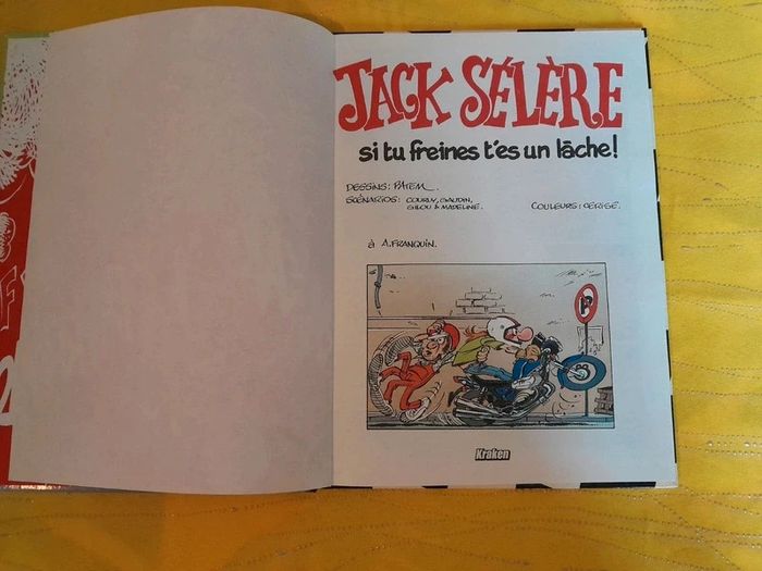 BD Vintage (1995) Jack Sélère > Si tu freines t'es un lâche - photo numéro 3