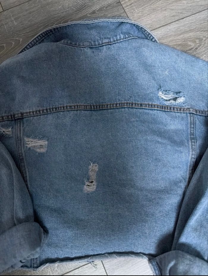 Veste en jean stradivarius - photo numéro 10