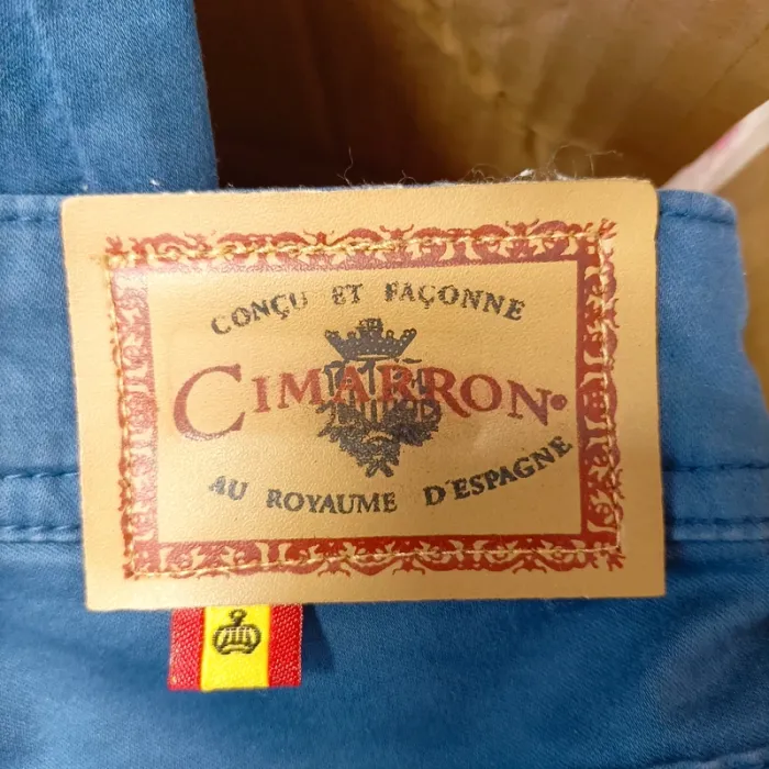 Pantalon slim stretch bleu roi Cimarron taille 36 en coton élasthanne A1487 - photo numéro 7
