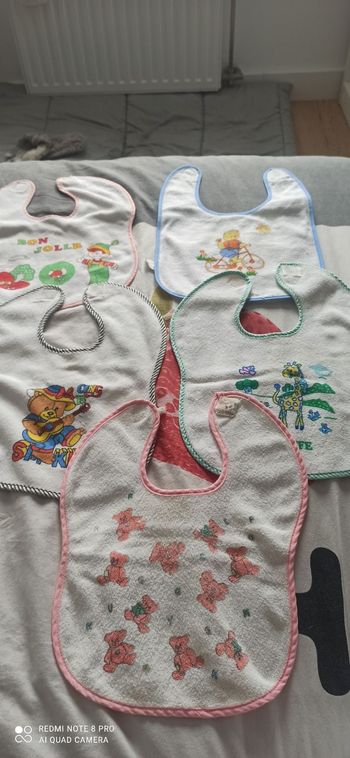 Lot de 5 bavoirs
