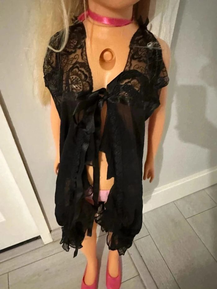 Nuisette sexy transparente fermeture devant taille S anaïs - photo numéro 2