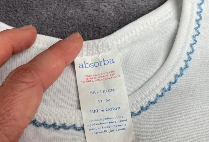 Maillot de corps fille, 5 ans, absorba - photo numéro 3