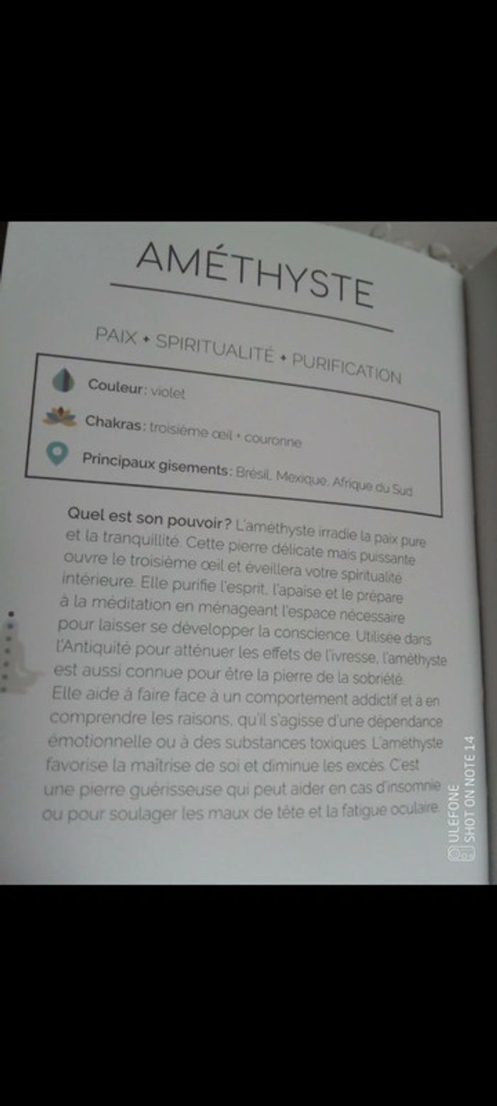 Boucles d'oreilles bohèmes améthyste pierres naturelles - photo numéro 3