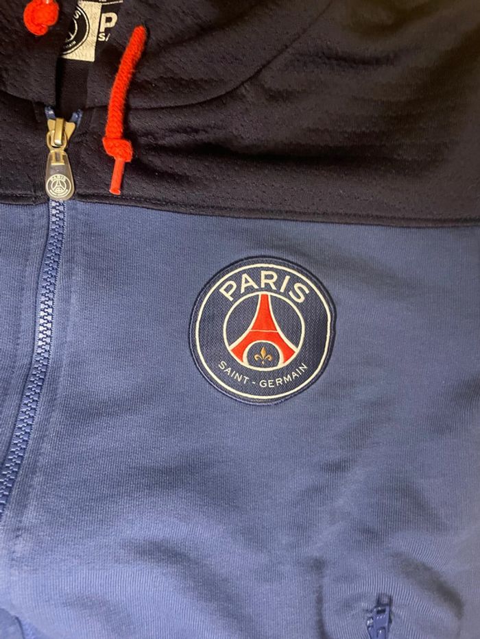 Veste a capuche psg - photo numéro 2
