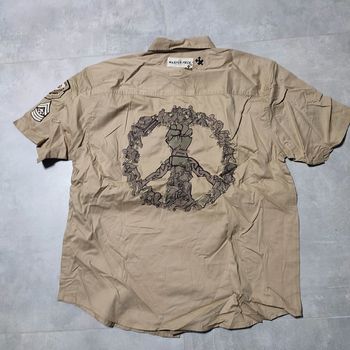 Chemise manche courte vintage y2k streetwear hip-hop 2000 Ecko Master pièce XL