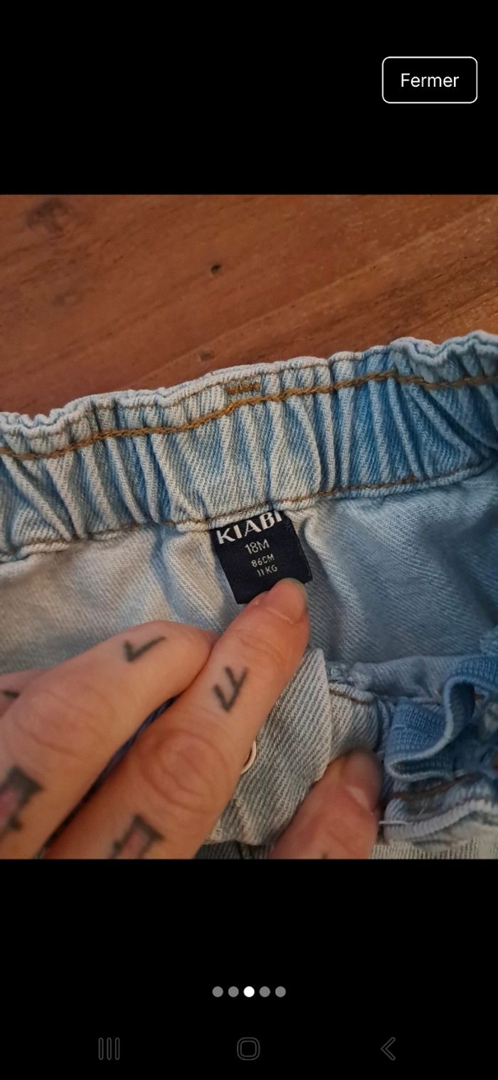 Jeans bleu 18mois - photo numéro 3