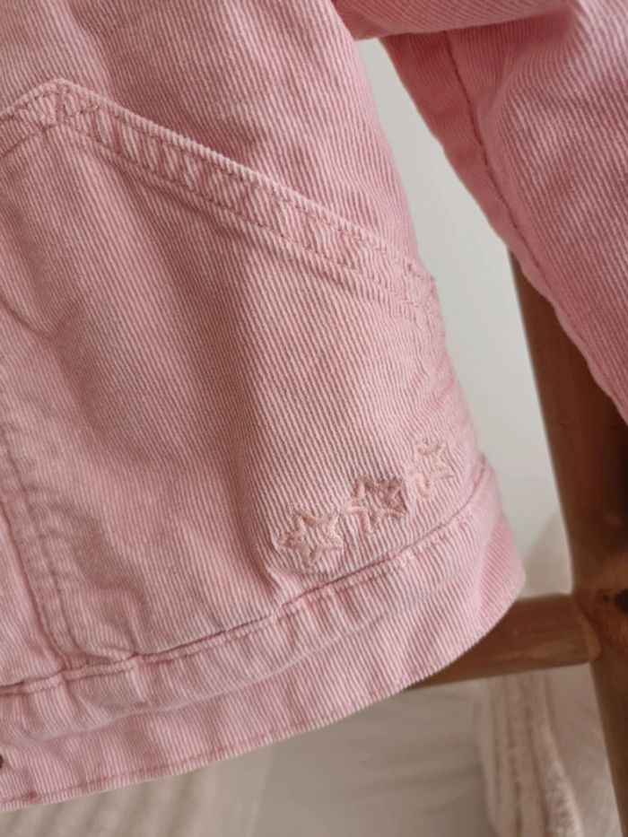 Veste en velours côtelé rose intérieur polaire Okaïdi - photo numéro 3