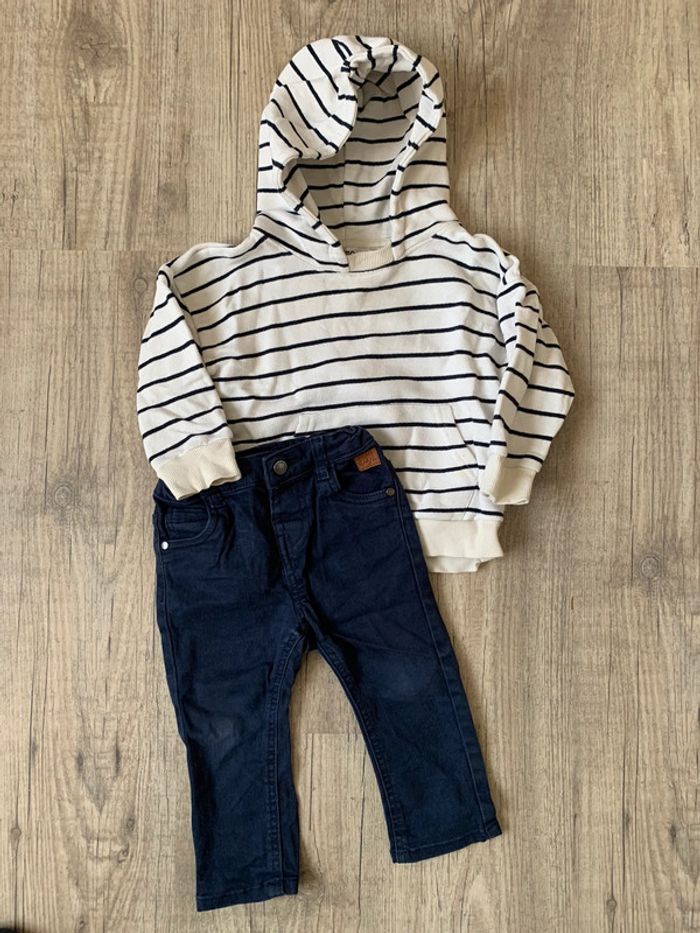 Ensemble pantalon et pull 18 mois