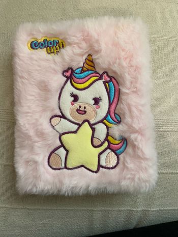Cahier maquillage licorne des 3 ans