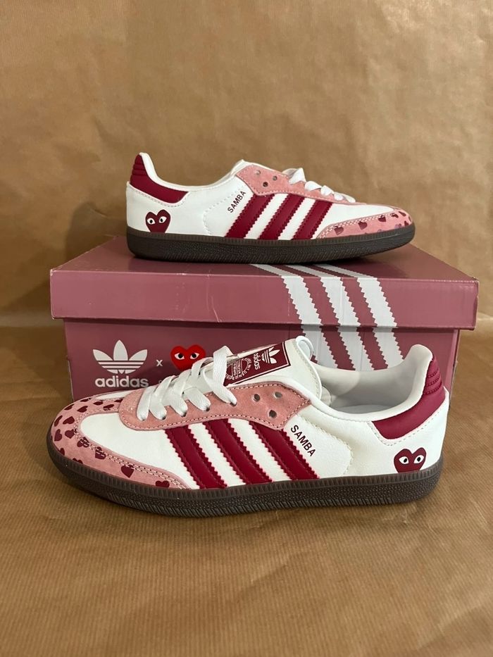 Adidas Samba X Comme Des Garçons Rose Taille 40