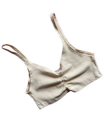 Brassière jaune en coton Pull & Bear taille M très bon état